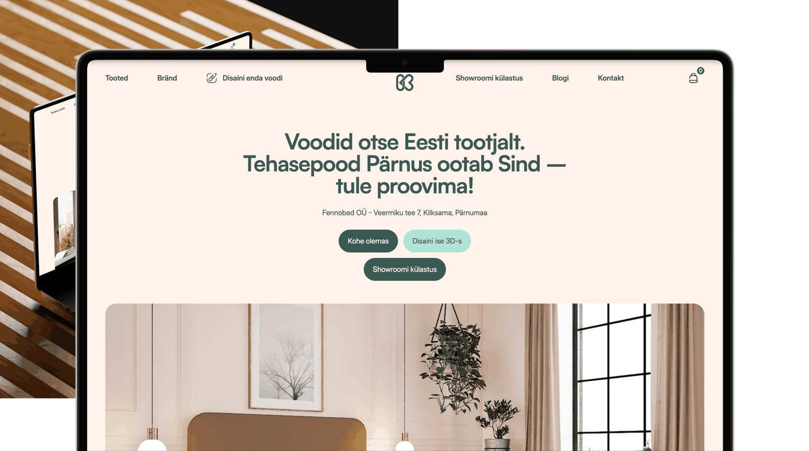 UX/UI portfoolio näide
