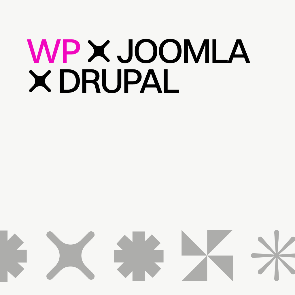 WordPress vs Joomla vs Drupal