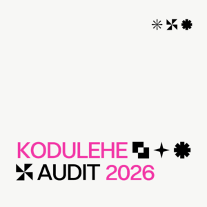 Kodulehe audit 2026 – Marketing Sharksi brändipilt pealkirjaga "Kodulehe audit 2026"