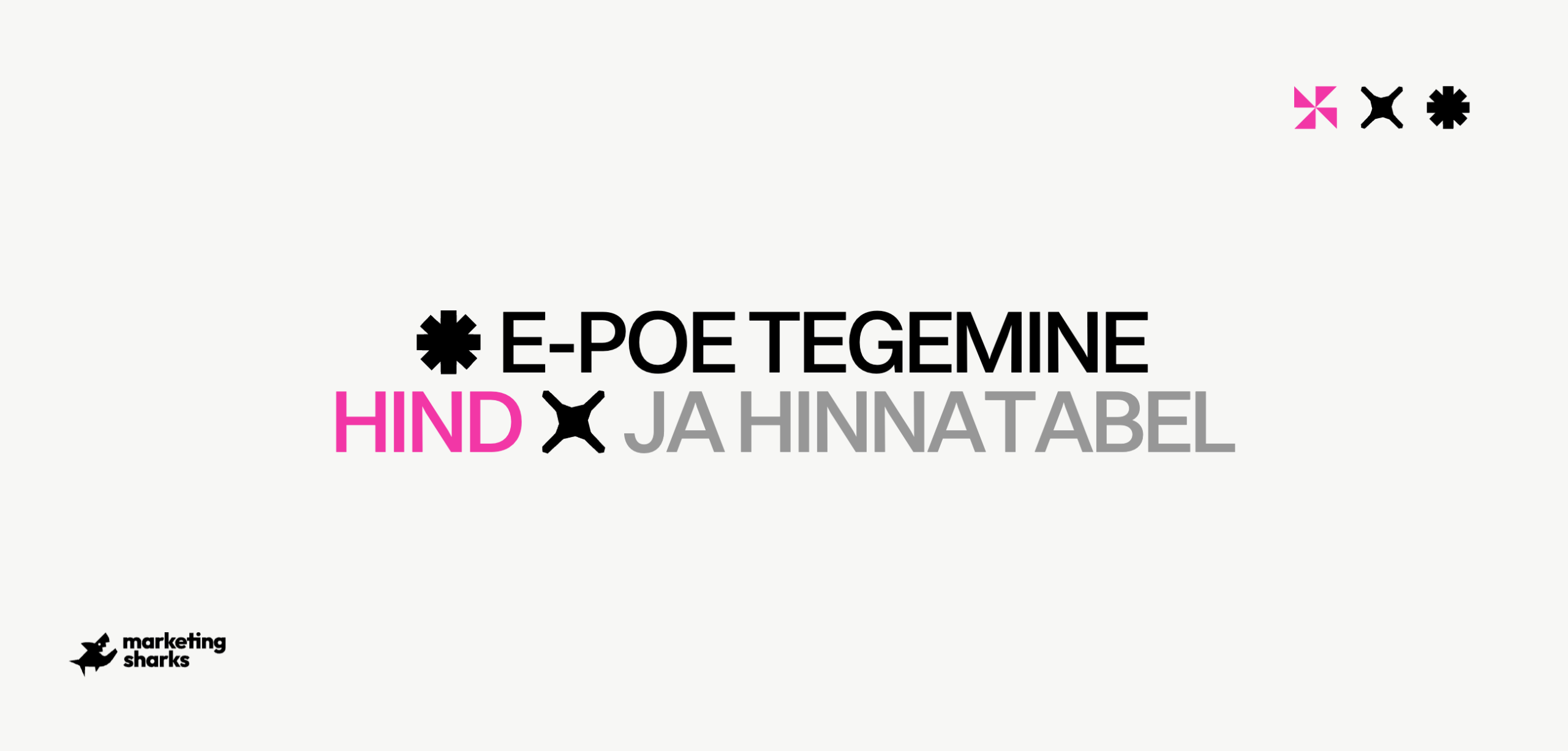 E-poe tegemine – hind ja hinnatabel