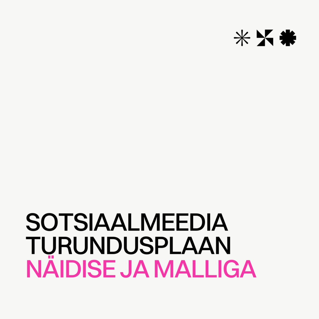 Sotsiaalmeedia turundusplaan näidise ja malliga