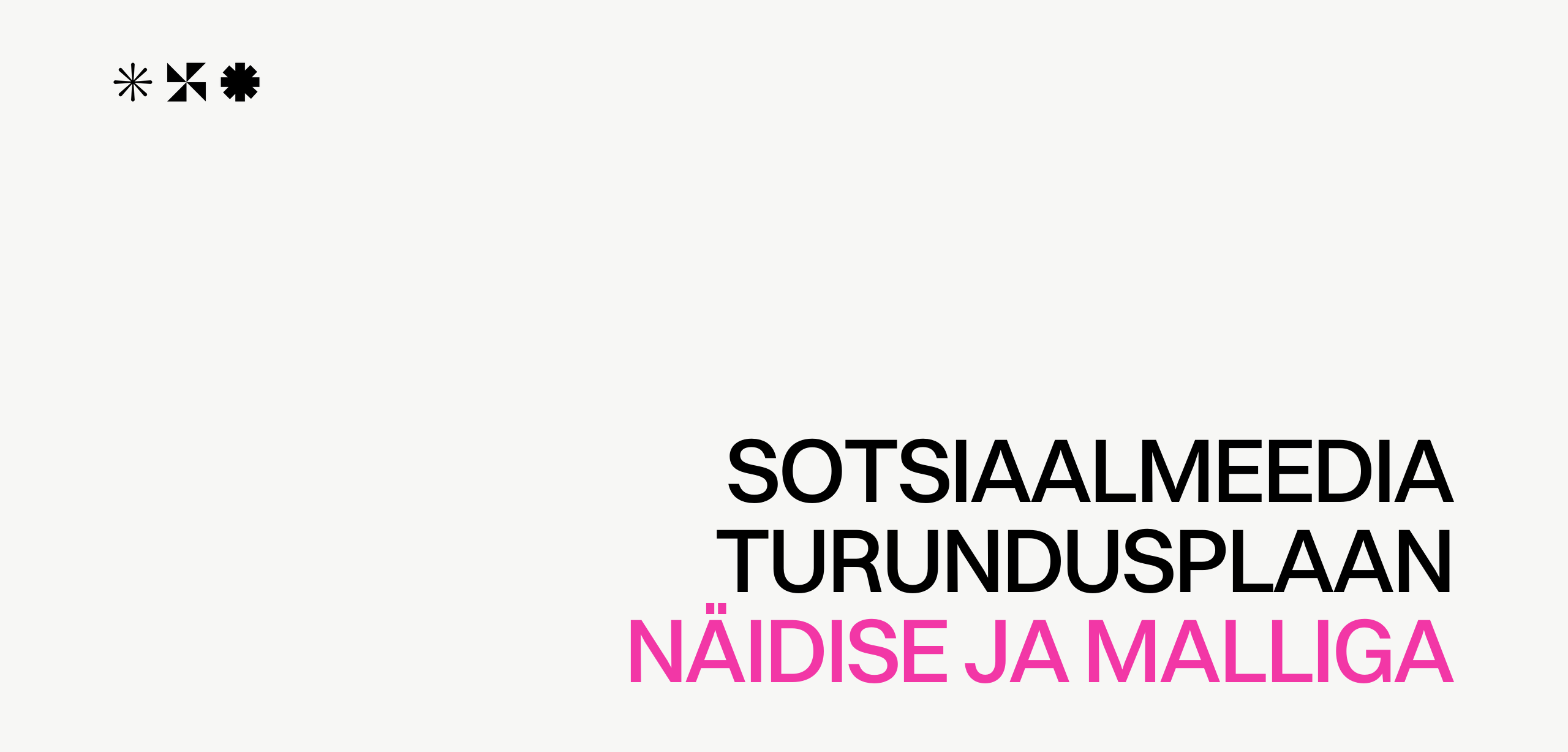 Sotsiaalmeedia turundusplaan näidise ja malliga